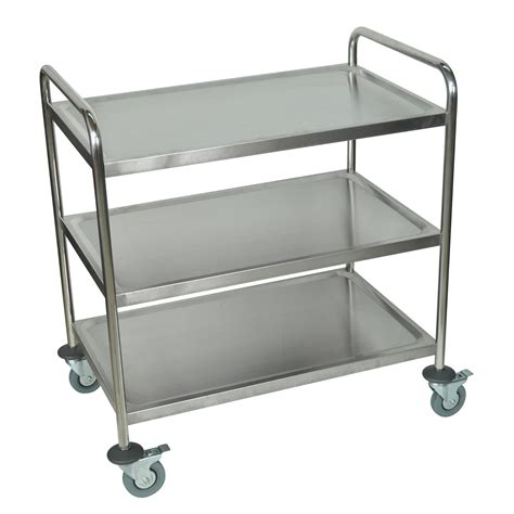 stainless steel kitchen cart cabinet|stainless steel carts with drawers.